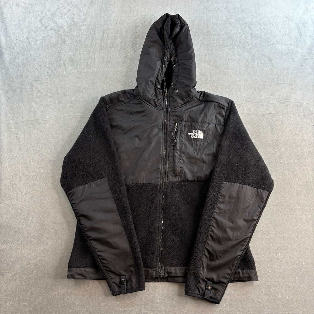 The North Face Jacket Women's Medium Black Denali Hike Climb Camp Outdoors